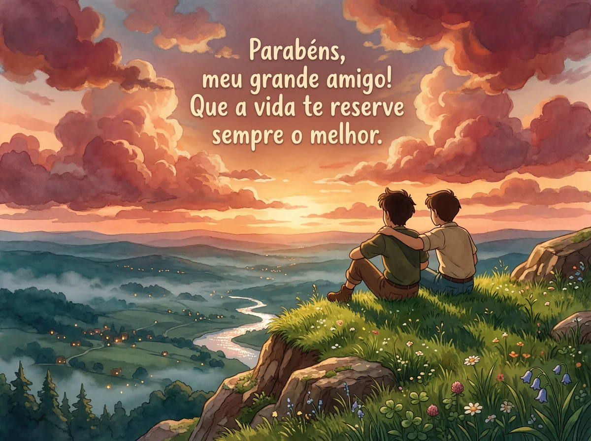 cartão de aniversário para amigo