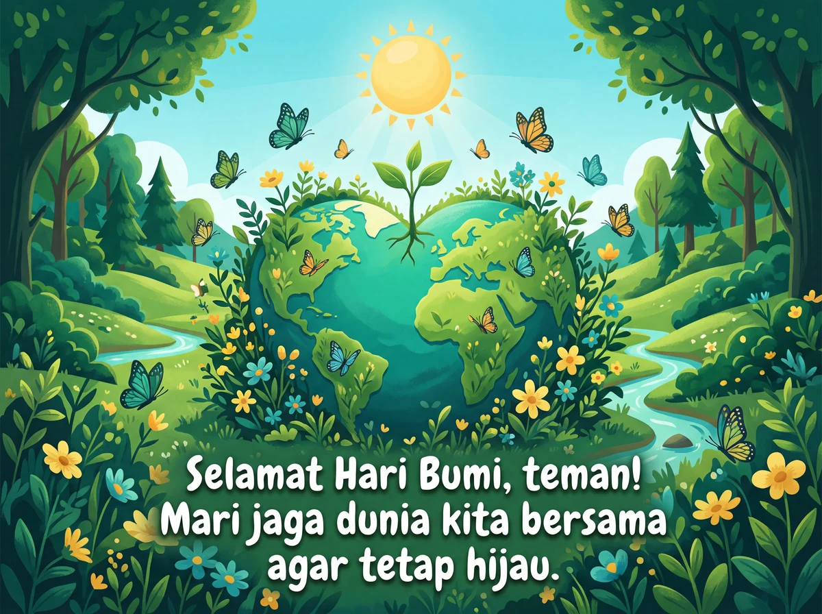 Ucapan Hari Bumi untuk teman