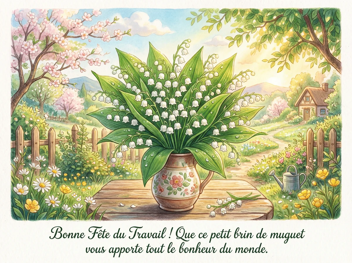 texte de carte pour la Fête du Travail