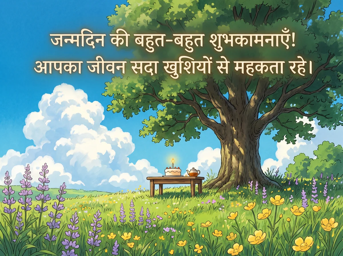 जन्मदिन की शुभकामनाएँ!