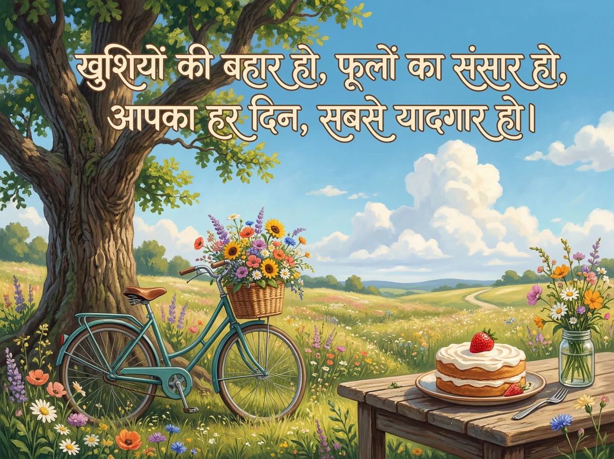 जन्मदिन की हार्दिक शुभकामनाएँ