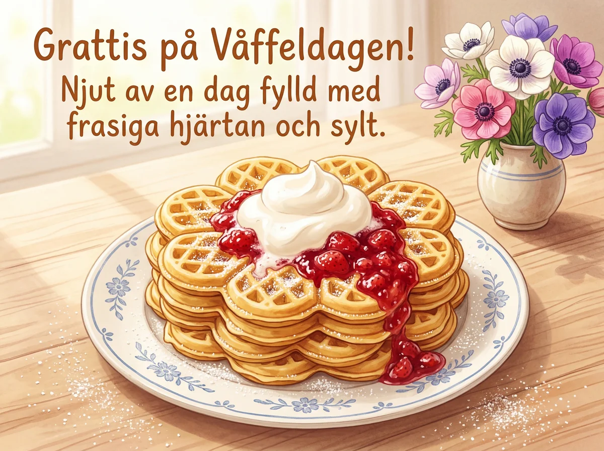hälsning till Våffeldagen