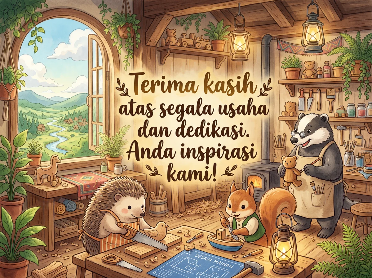 Kad ucapan untuk Hari Penghargaan Pekerja