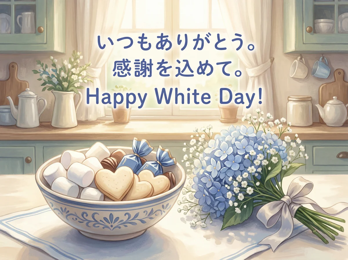 ホワイトデーに贈る、感謝の気持ちを伝えるメッセージ