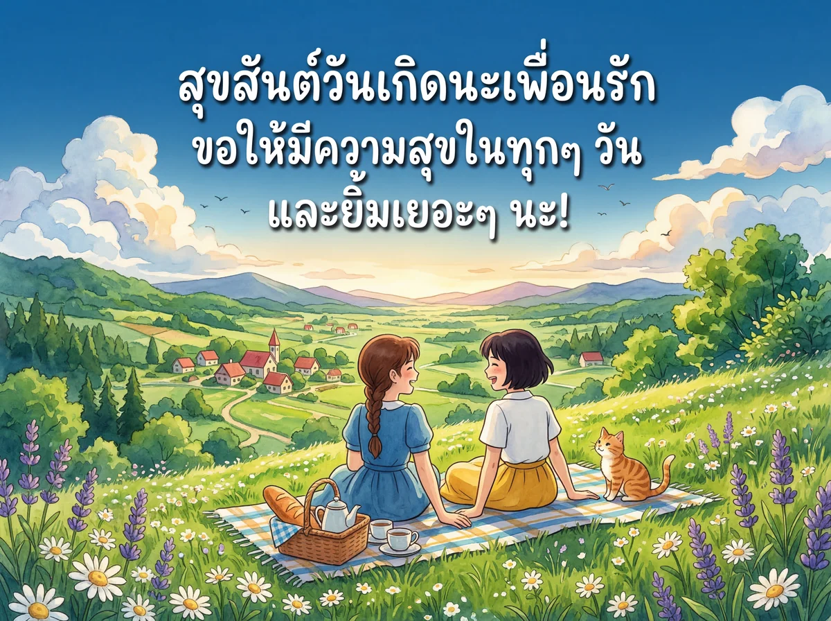 คำอวยพรวันเกิดเพื่อน