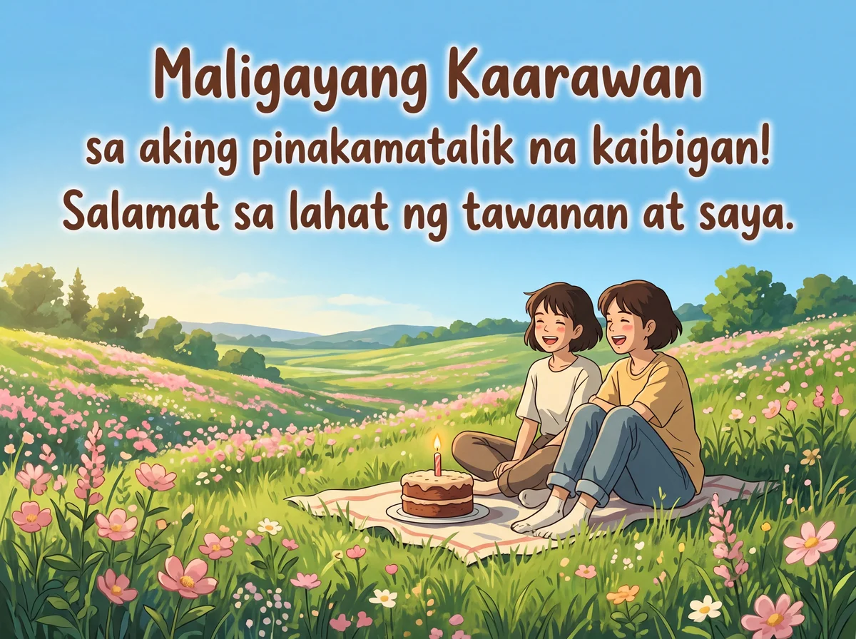 maligayang kaarawan sa aking best friend