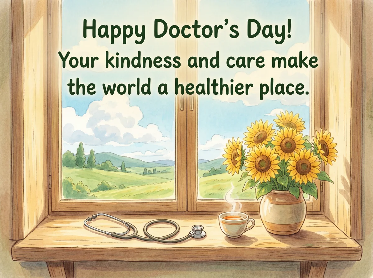 Doctor's Day appreciation message