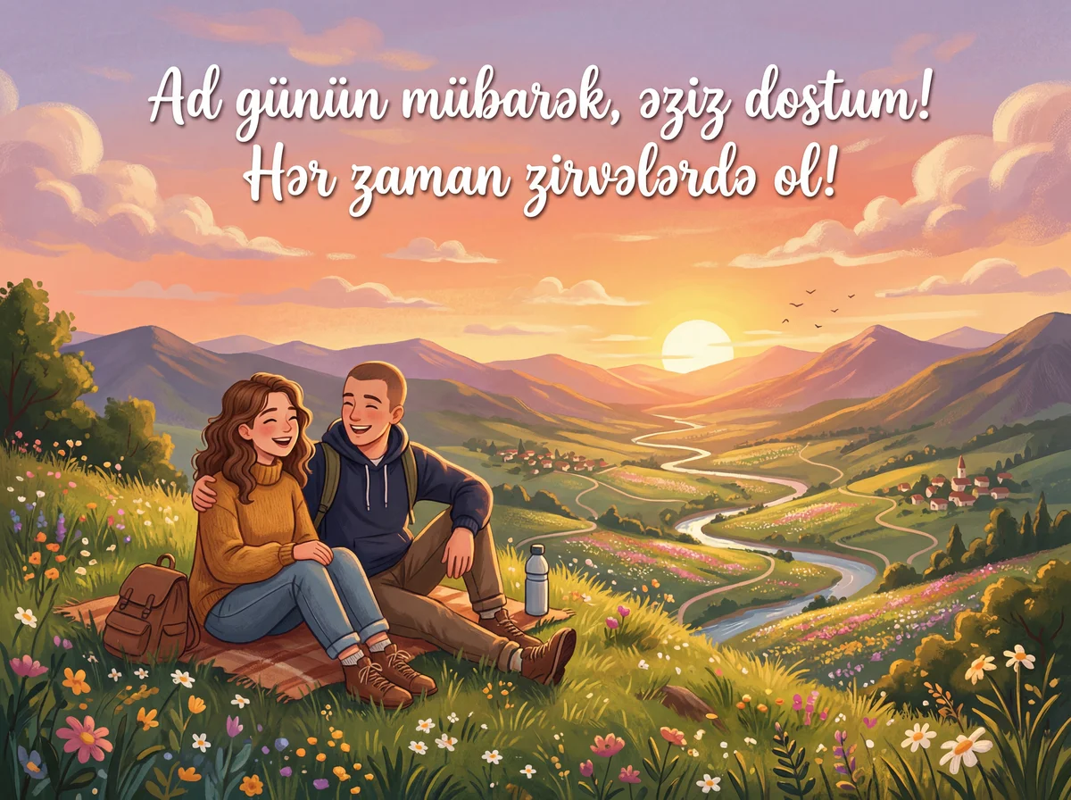 Ən yaxşı dostumun ad günü təbriki