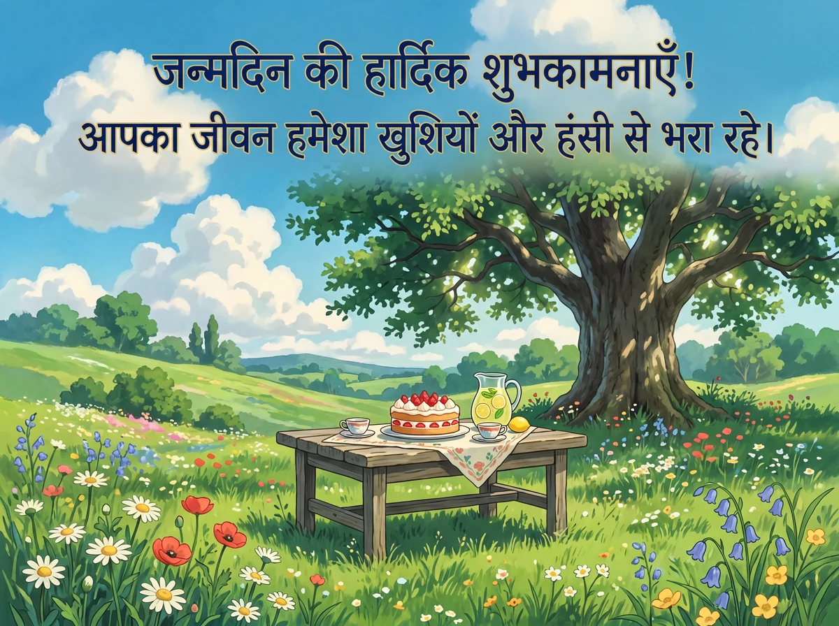 जन्मदिन की शुभकामनाएँ