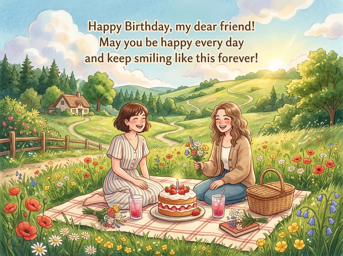 คำอวยพรวันเกิดเพื่อนสนิท ขอให้มีความสุขมากๆ