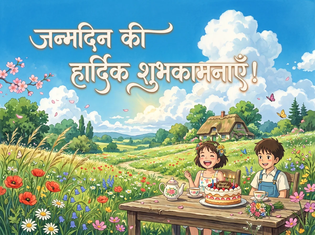 जन्मदिन की हार्दिक शुभकामनाएँ