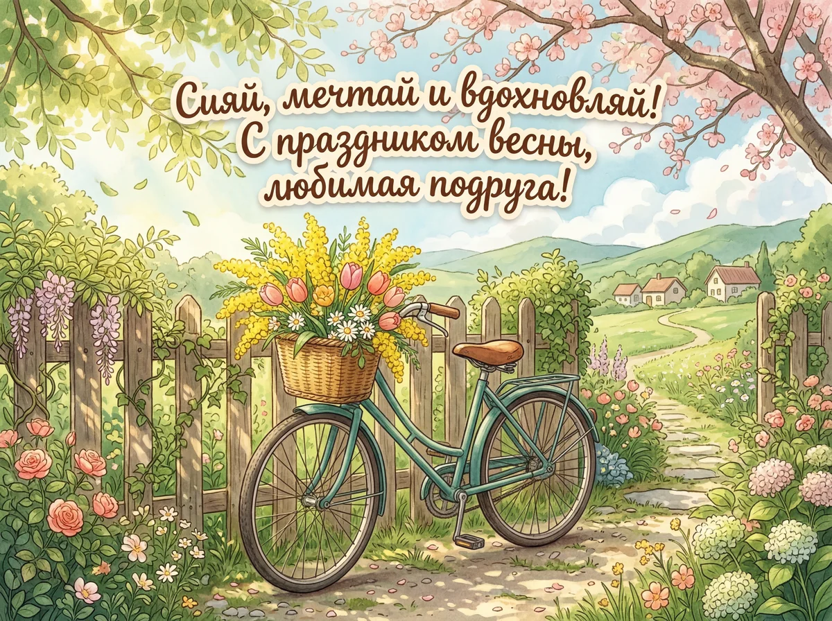 поздравление с 8 марта для подруги