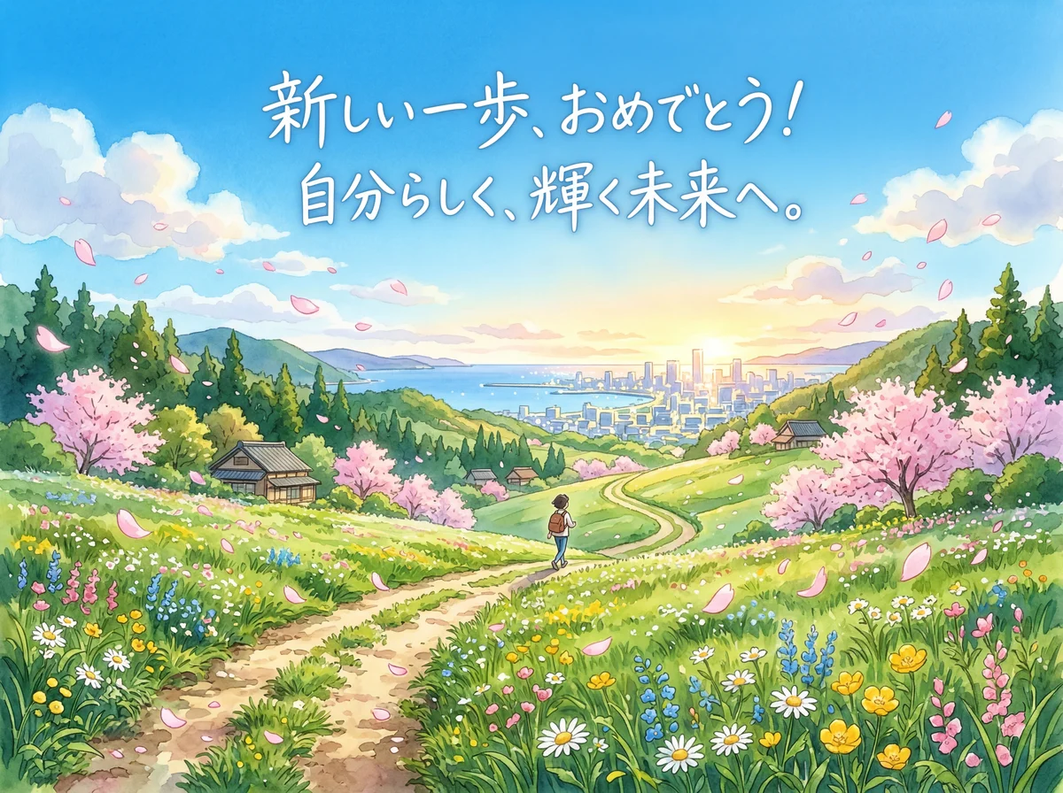 新社会人へのお祝いメッセージ