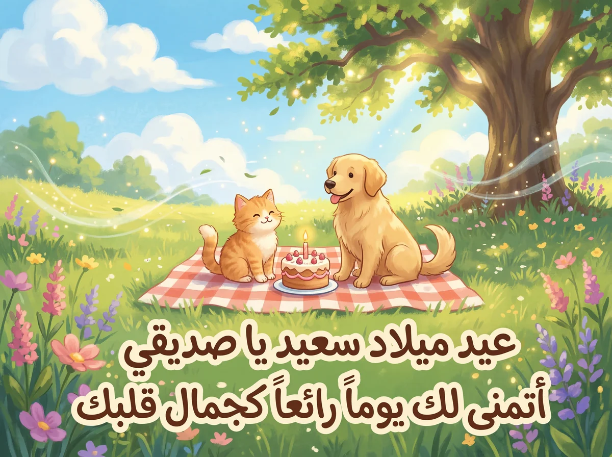عيد ميلاد سعيد يا صديقي