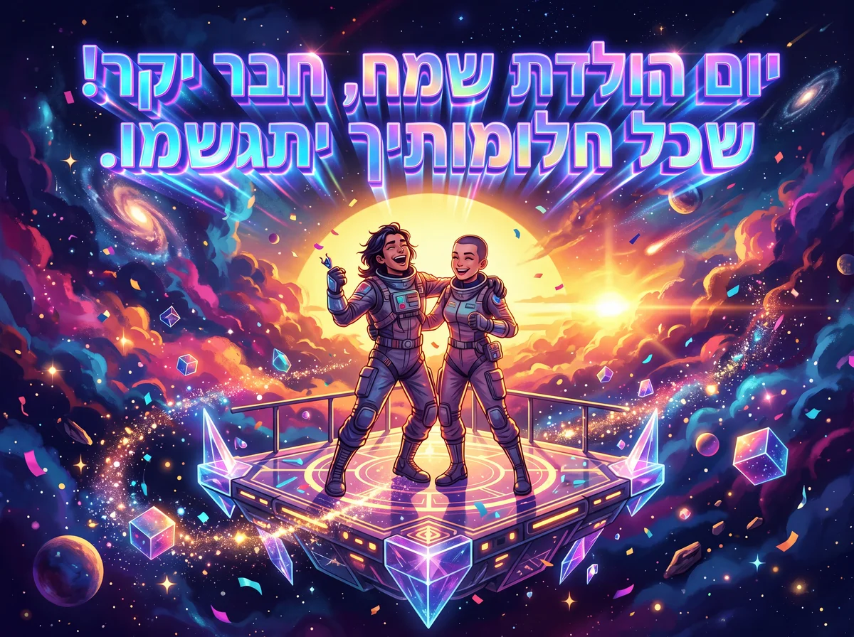יום הולדת שמח לחבר הכי טוב