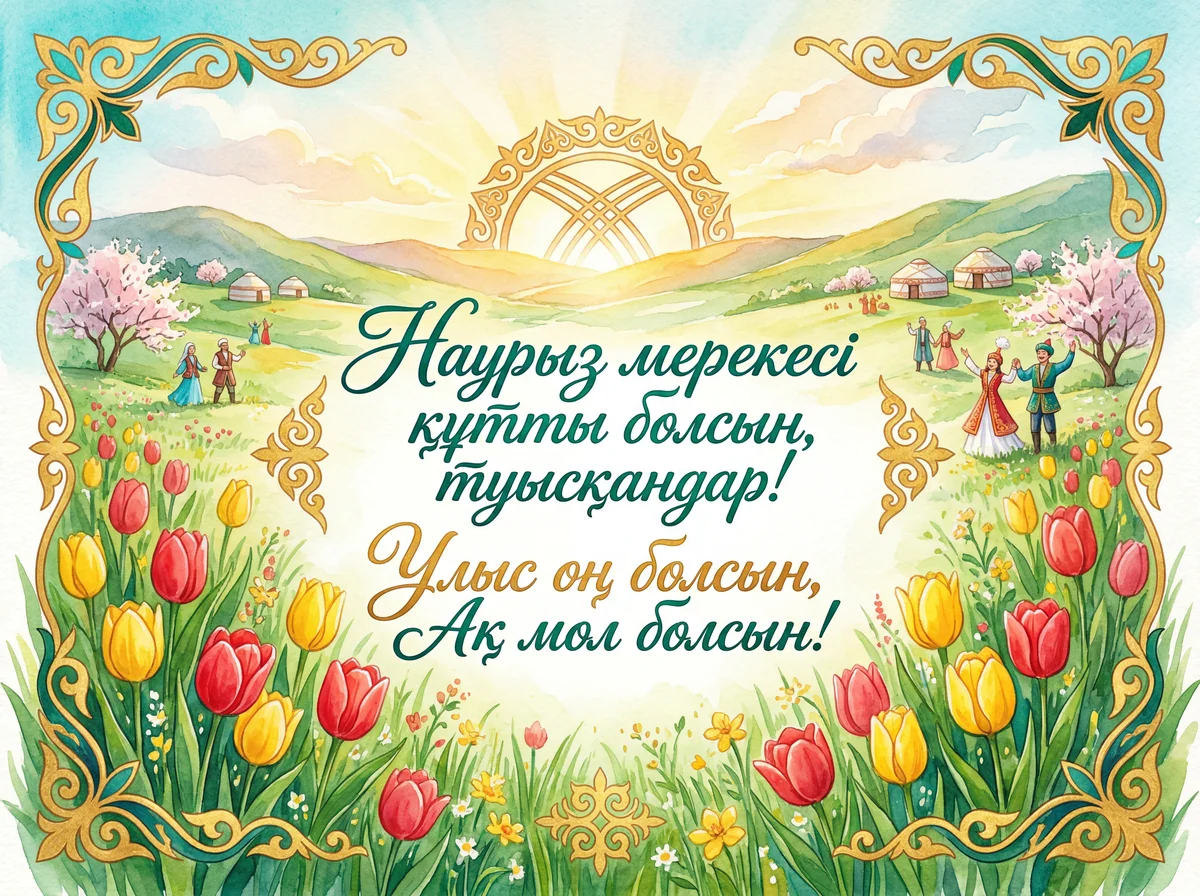 Наурыз мерекесі құтты болсын, туысқандар!