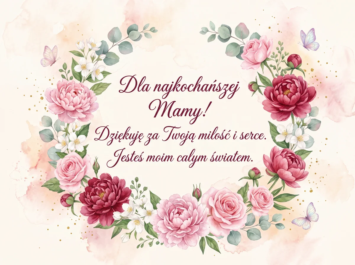 życzenia na Dzień Matki dla kochanej mamy