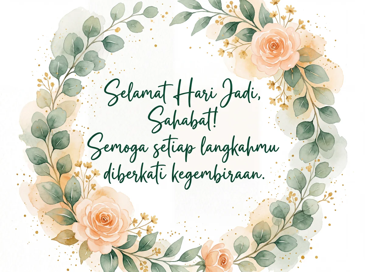 ucapan selamat ulang tahun untuk kawan baik