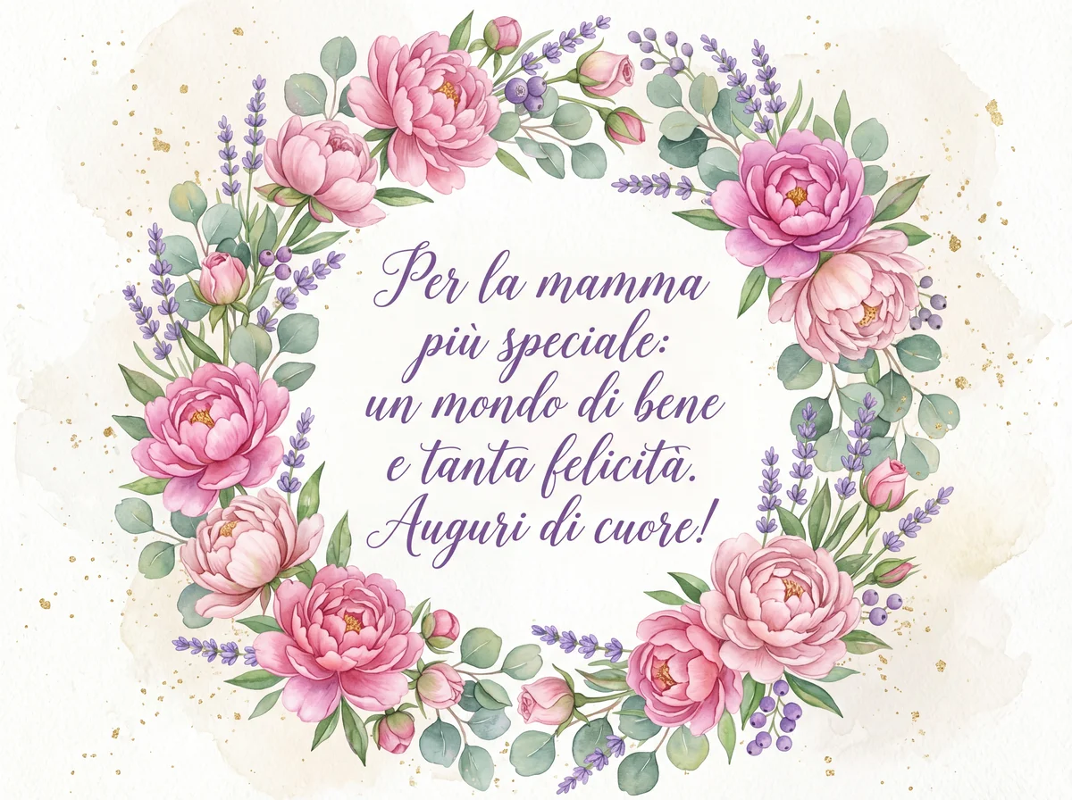 Auguri sentiti per la Festa della Mamma