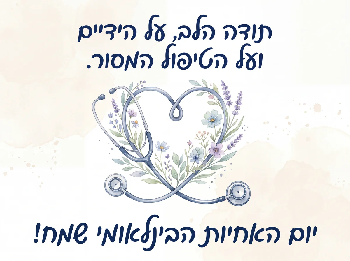 ברכה ליום האחיות הבינלאומי