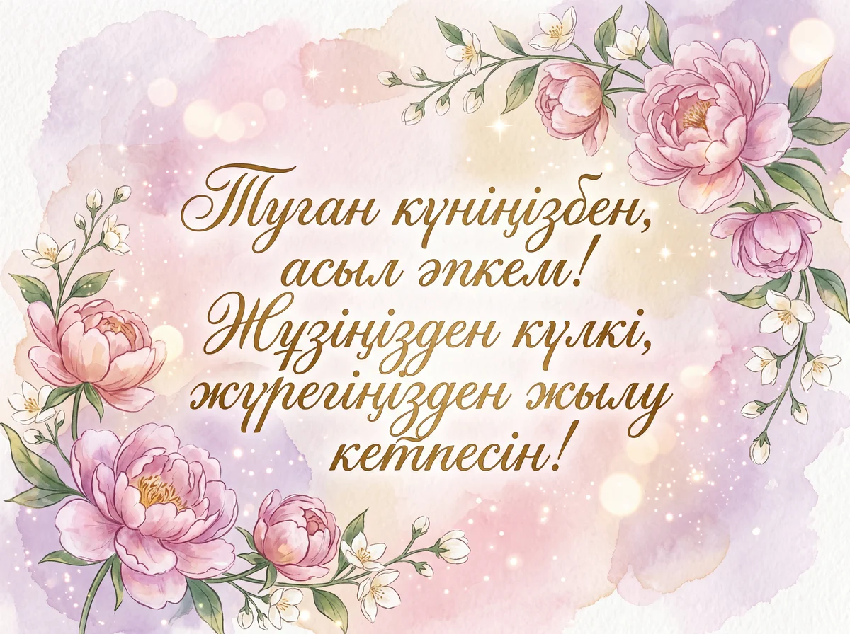 Әпкеме туған күніне құттықтау
