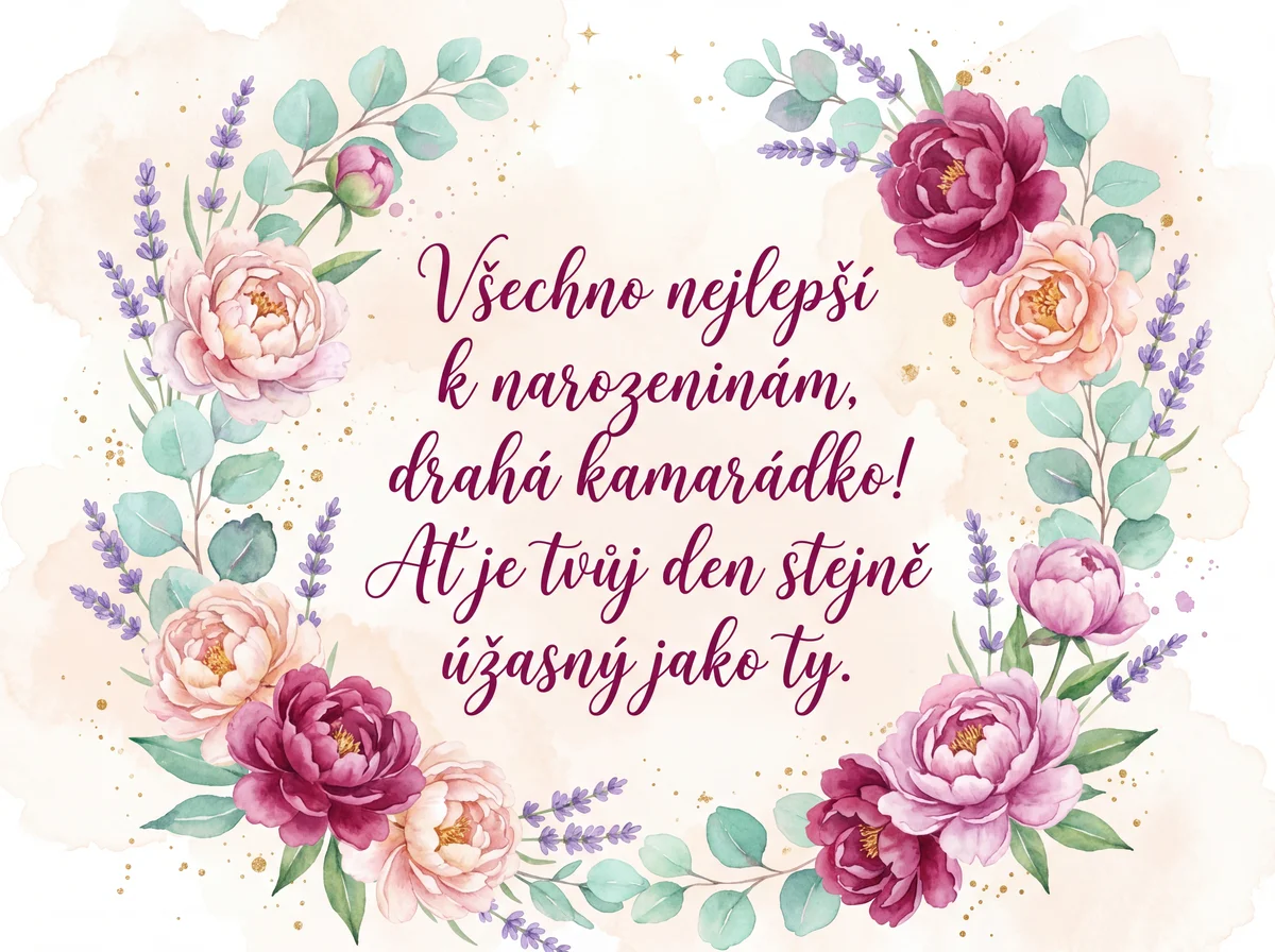 gratulace k narozeninám pro kamarádku