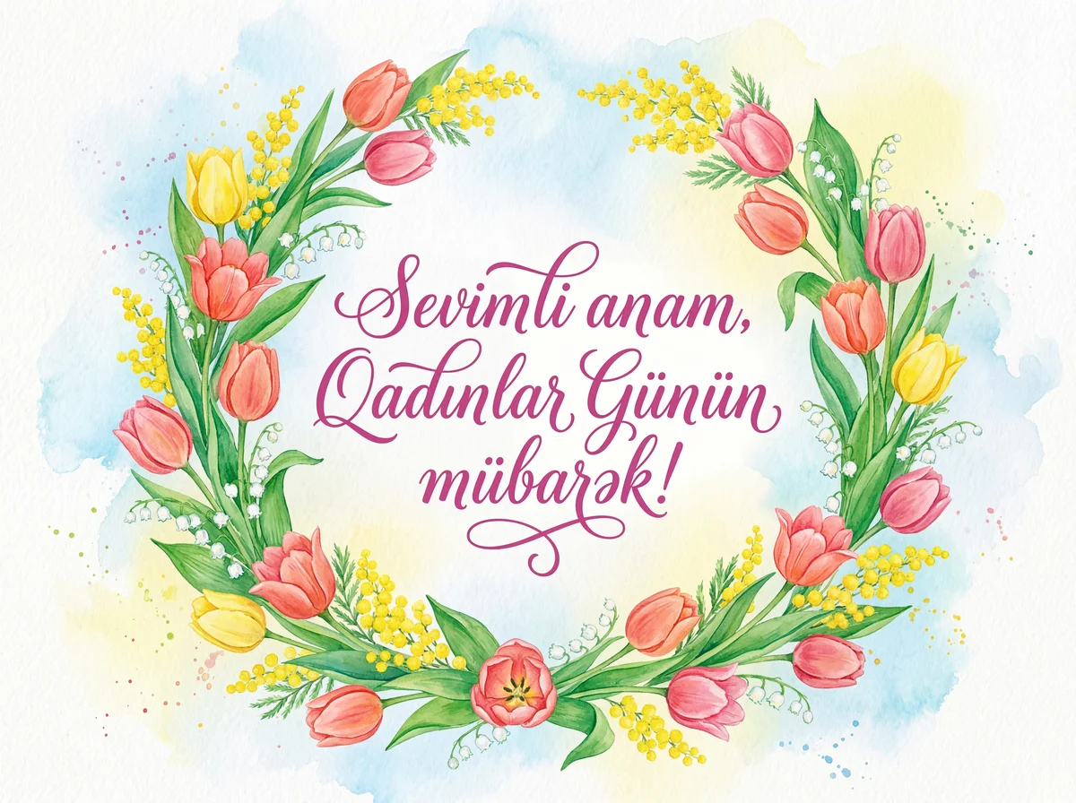 Sevimli anam, Qadınlar Günün mübarək!