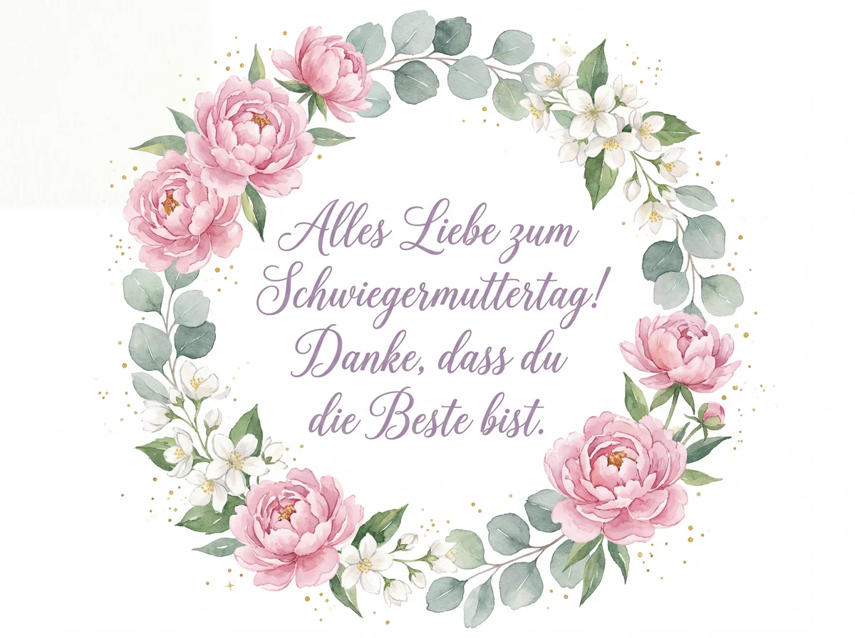 Liebe Grüße zum Schwiegermuttertag für die beste Schwiegermu...