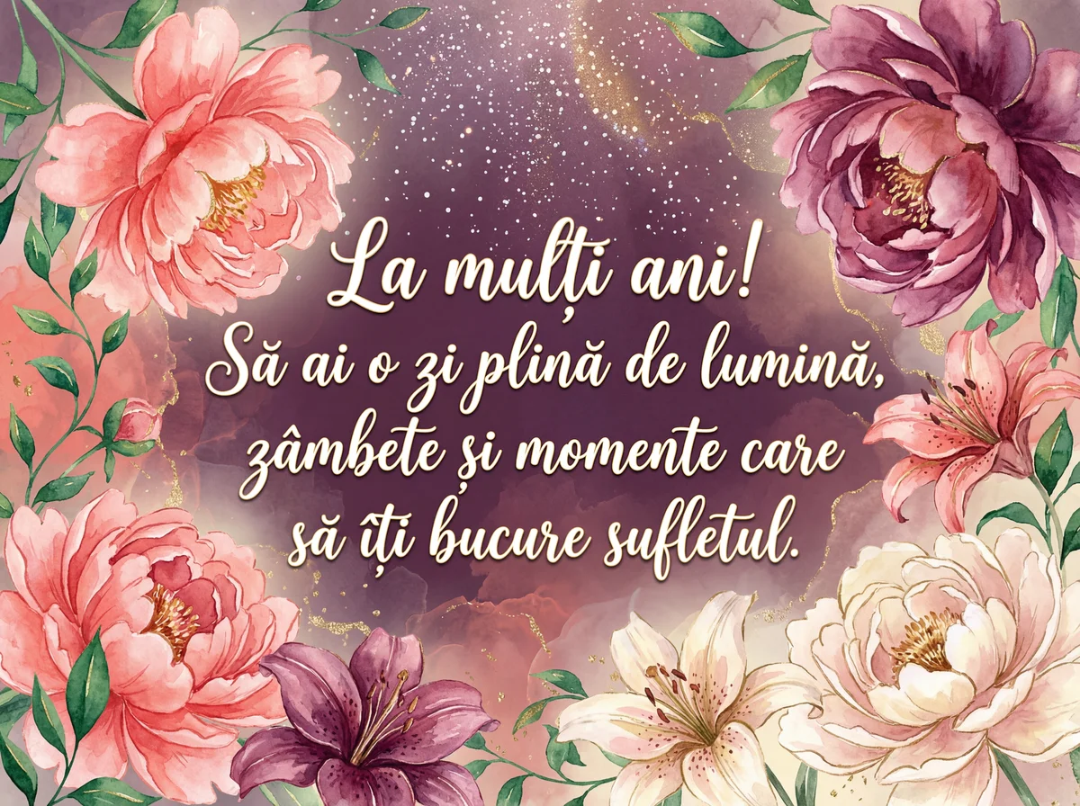 Urări de ziua de naștere pentru cineva drag