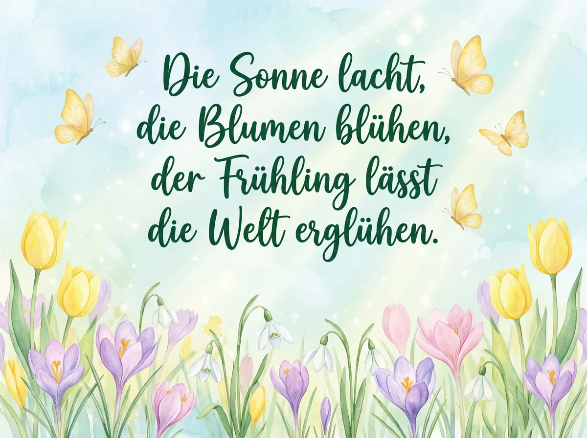 Wünsche zum Frühlingsanfang