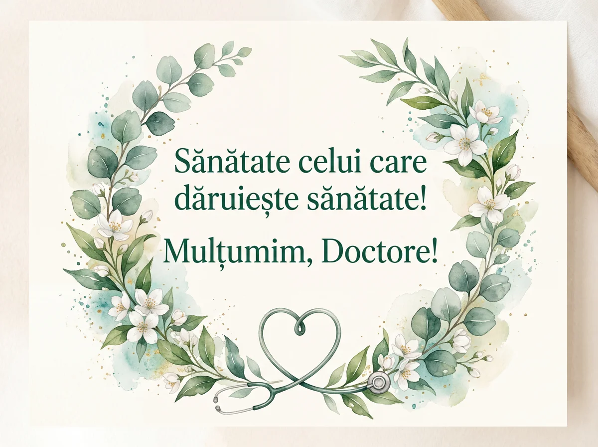 text felicitare Ziua Mondială a Sănătății pentru medic