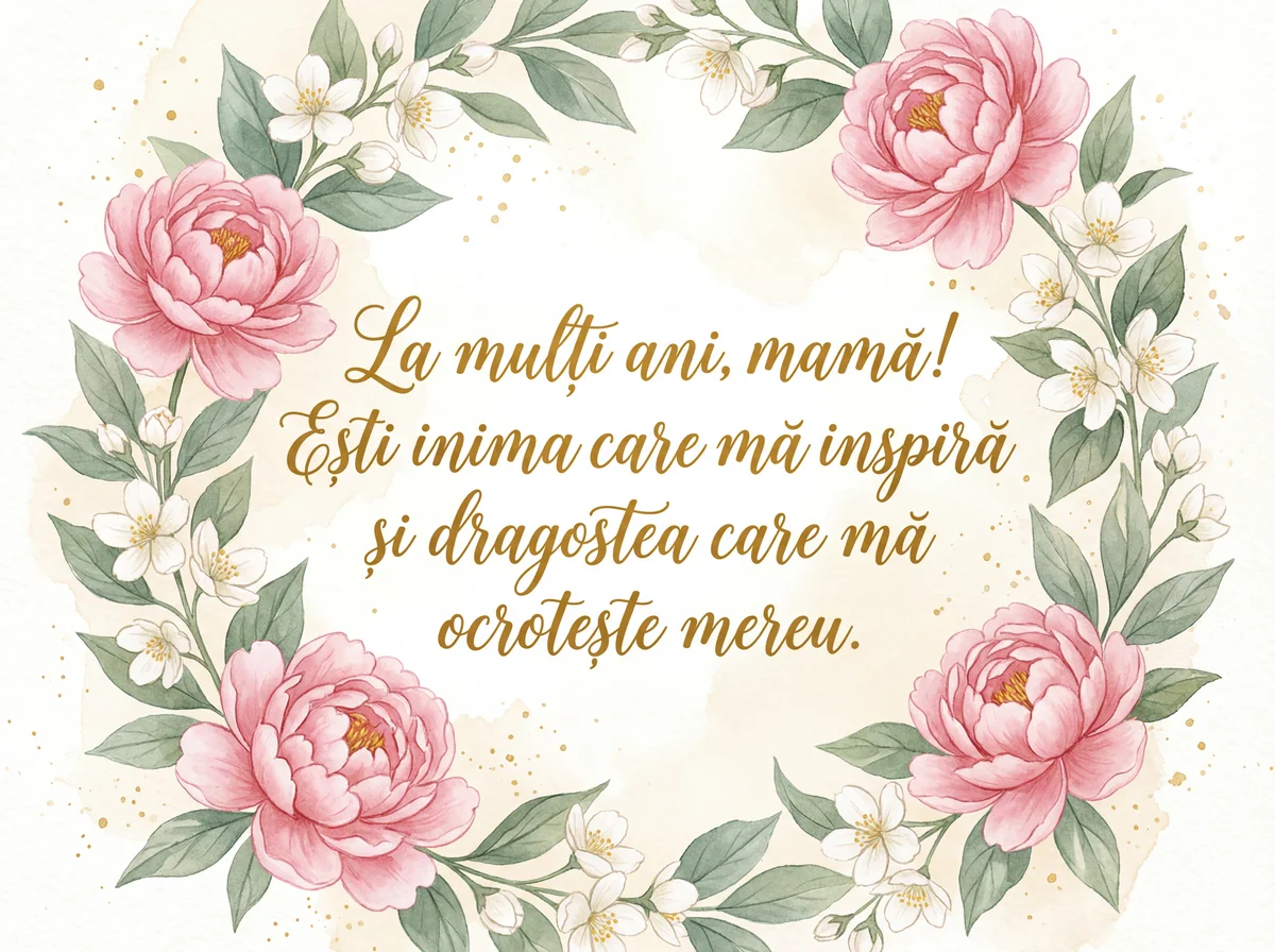 Urări emoționante pentru Ziua Mamei