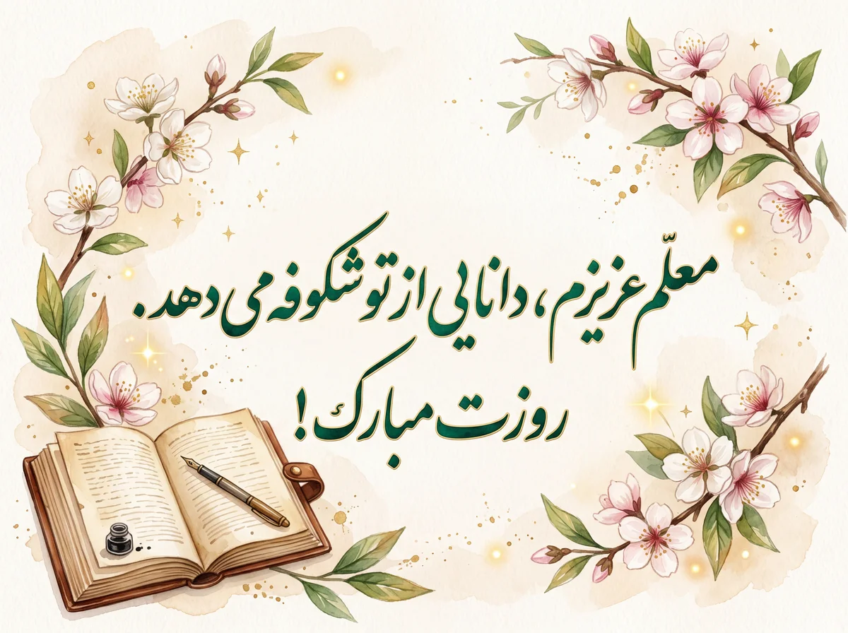 تبریک روز معلم به معلم عزیز