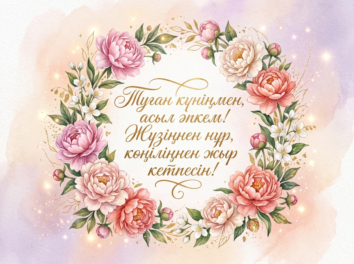 Әпке туған күніңмен құттықтау