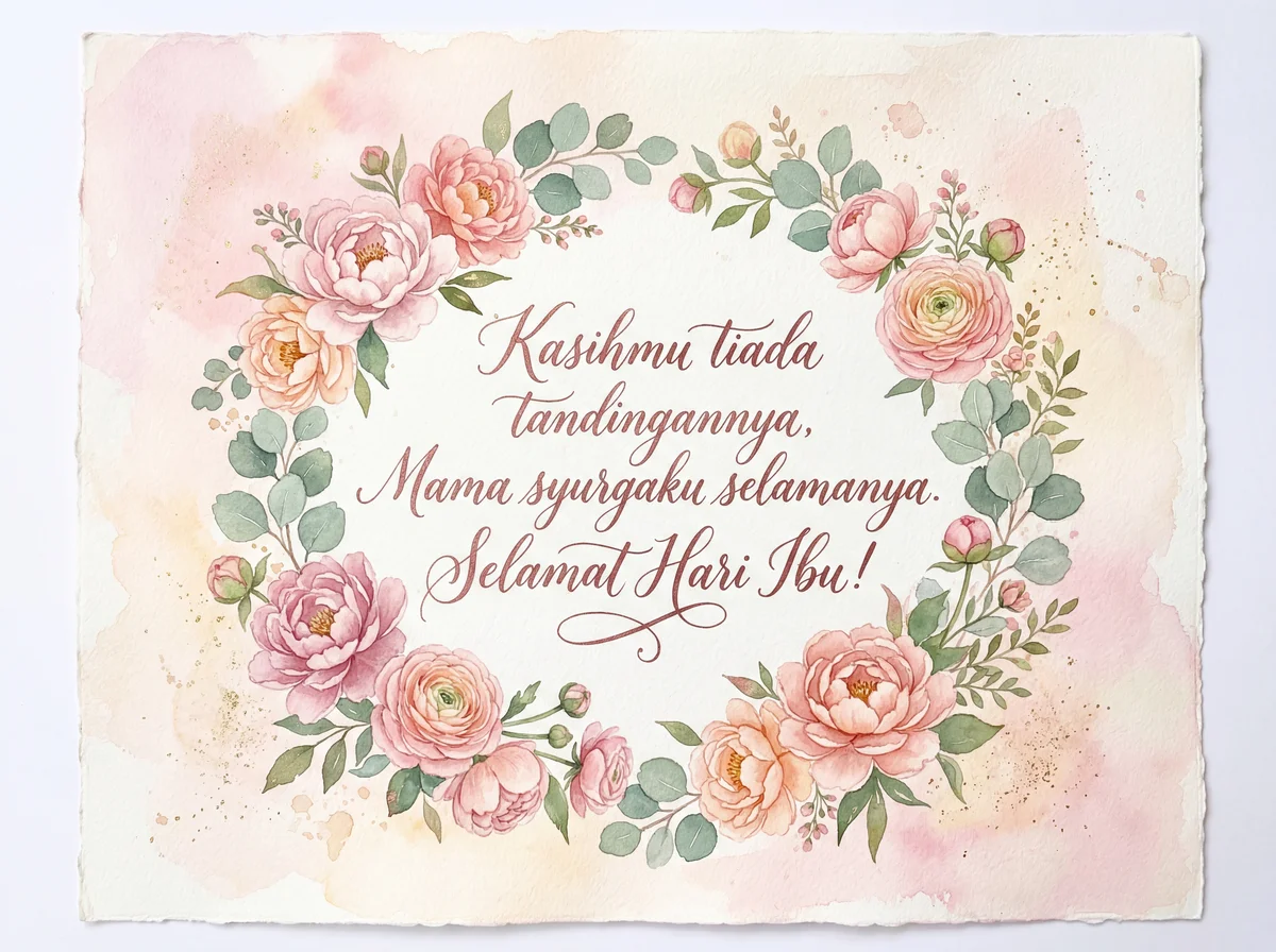 Ucapan Hari Ibu untuk mama tersayang