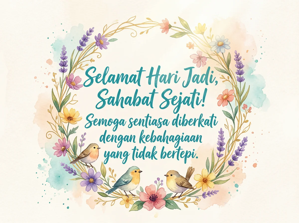 ucapan selamat hari jadi untuk sahabat baik