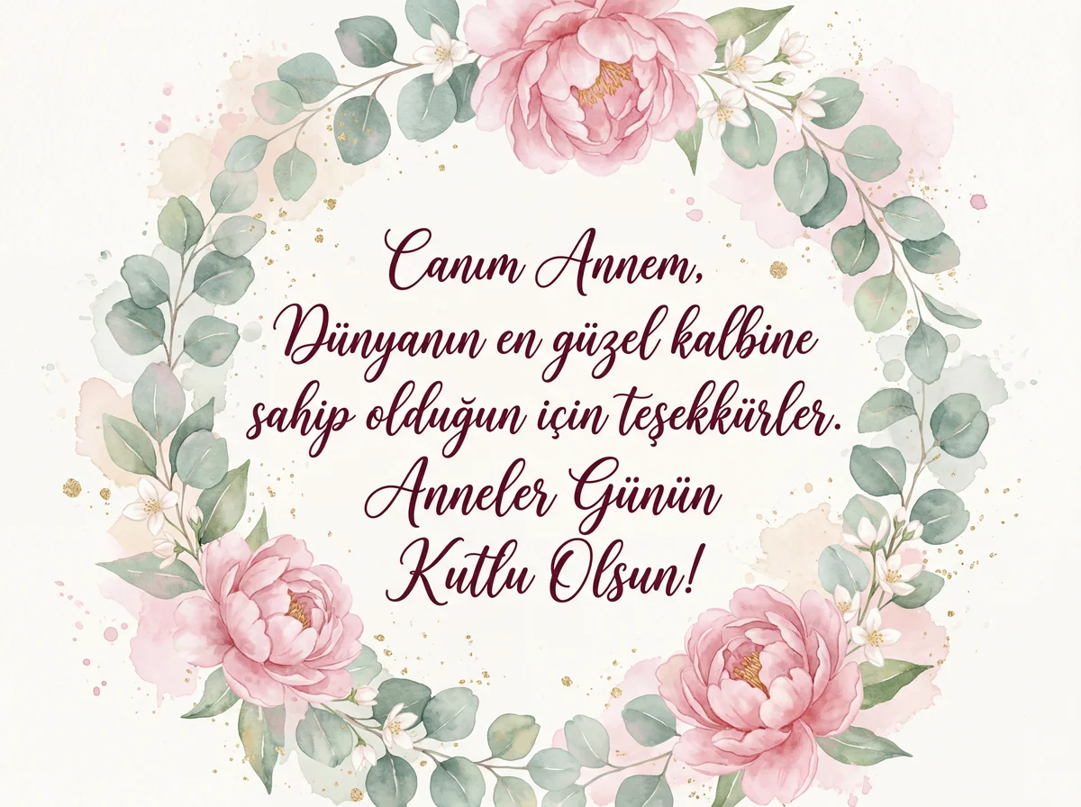 Anneler Günü kutlama mesajı anneme