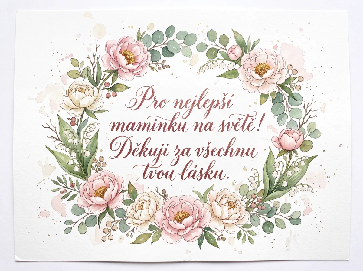 Přání ke Dni matek pro maminku