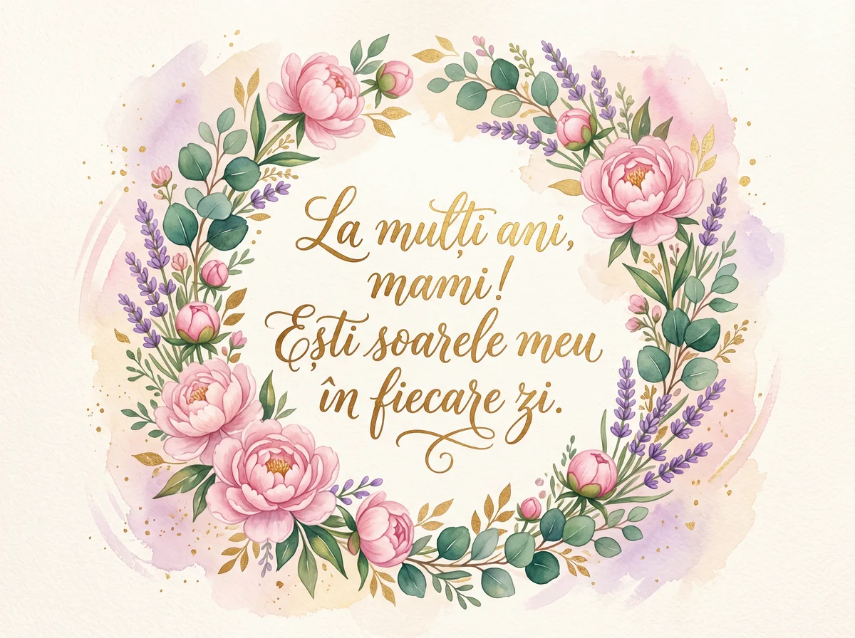 Urări de Ziua Mamei pentru mama mea minunată
