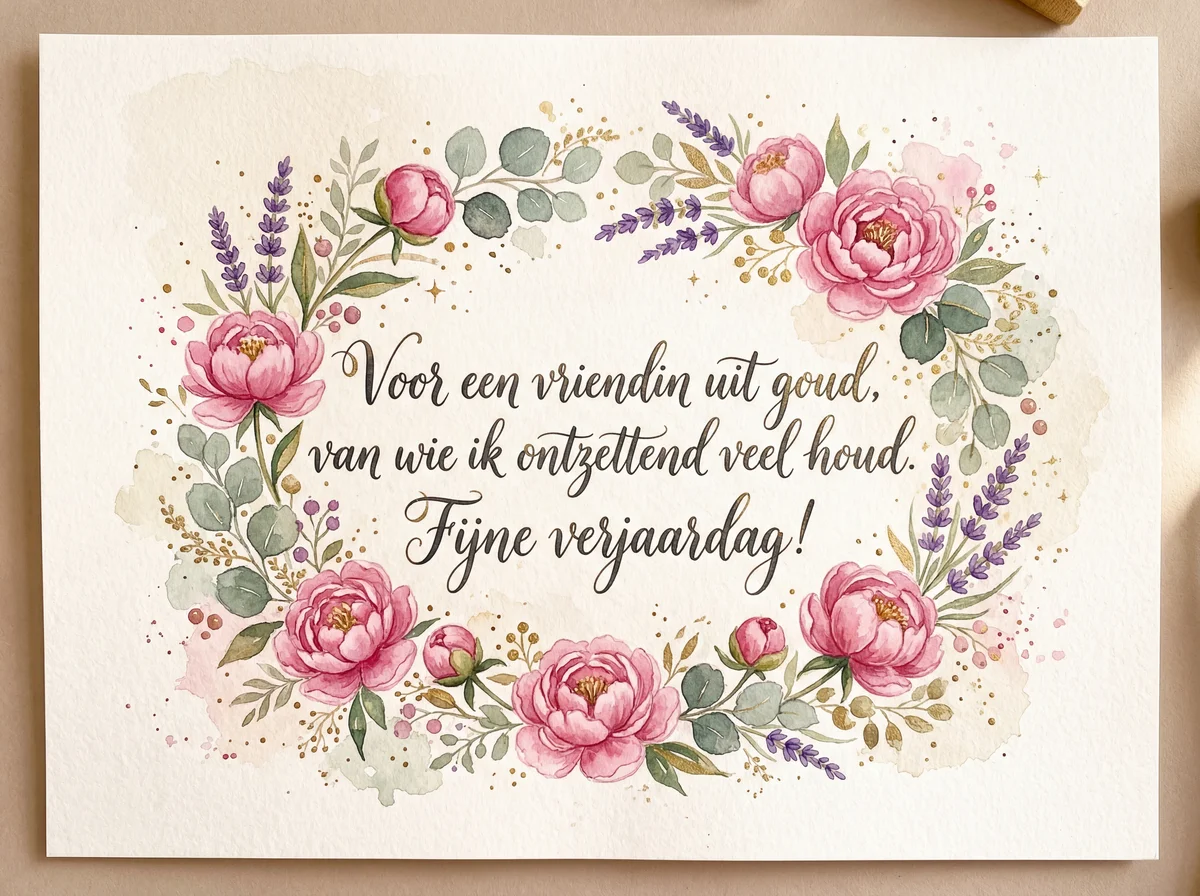 Verjaardagswensen voor een lieve vriendin