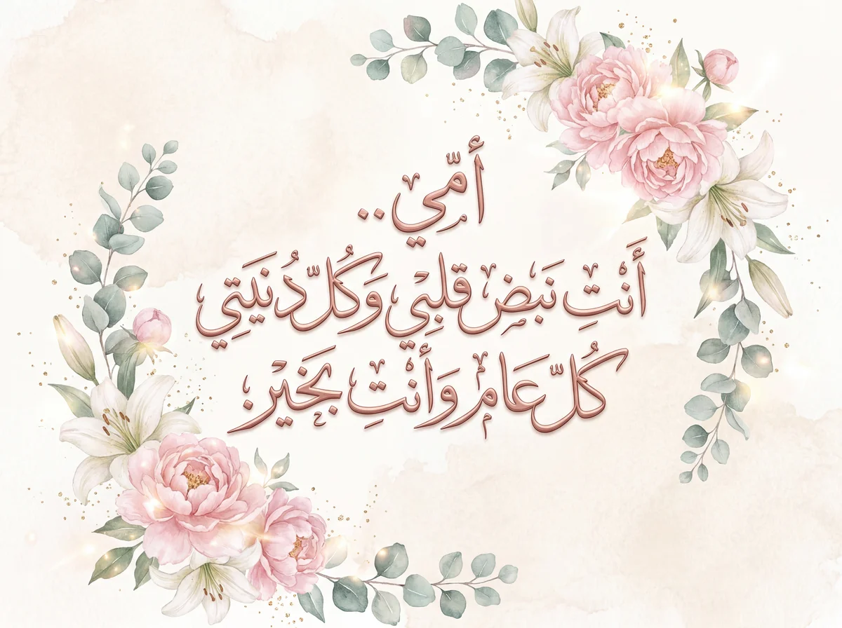 أفكار لبطاقة تهنئة قصيرة لعيد الأم