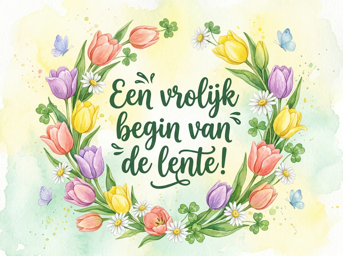 Een vrolijk begin van de lente!