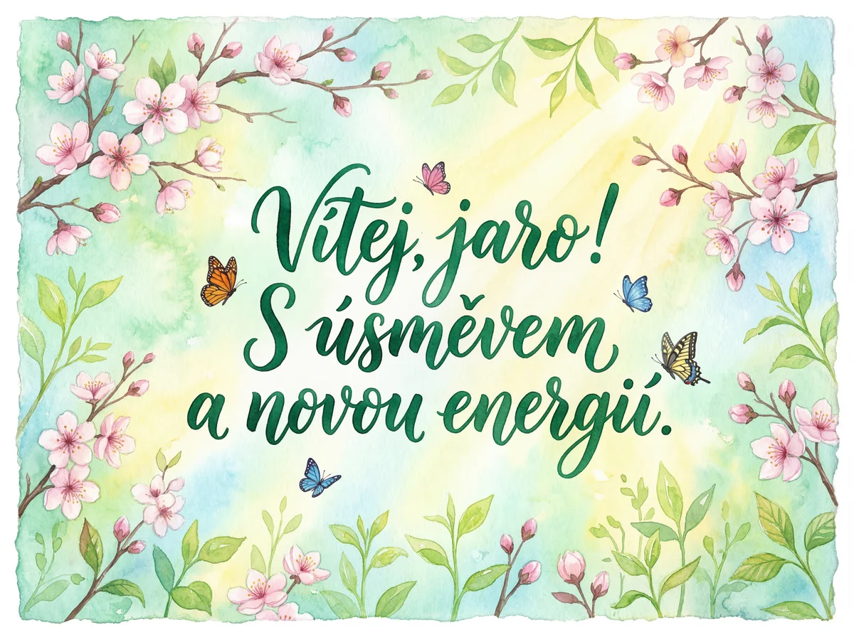Přivítejte jaro s úsměvem a novou energií