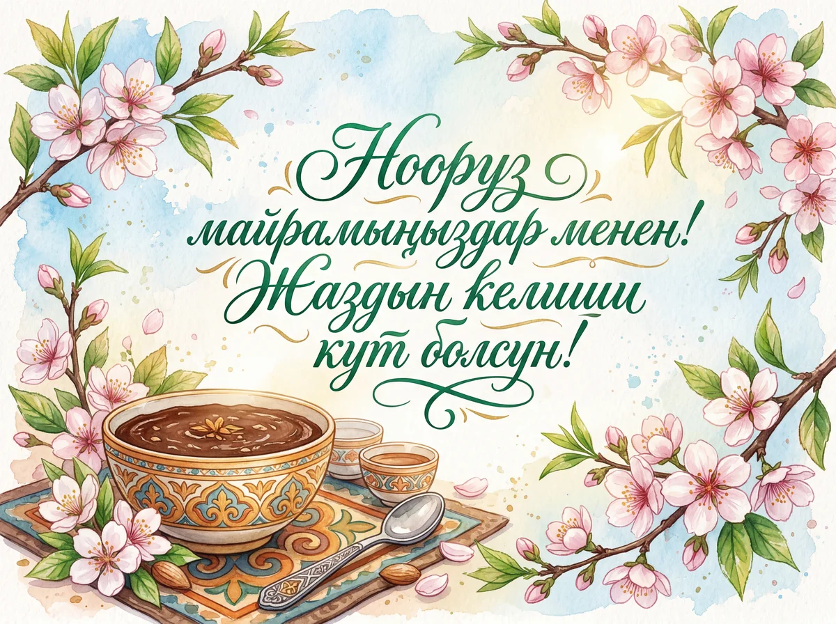 Нооруз майрамыңыздар менен куттуктайм!