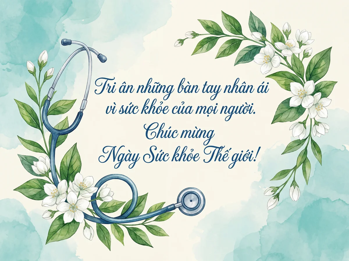 Lời chúc gửi bác sĩ nhân Ngày Sức khỏe Thế giới