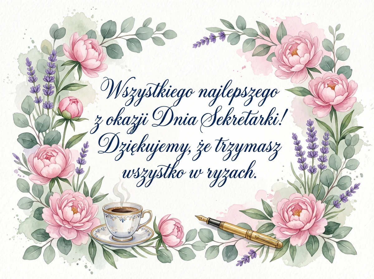 Życzenia dla sekretarki z okazji Dnia Sekretarki