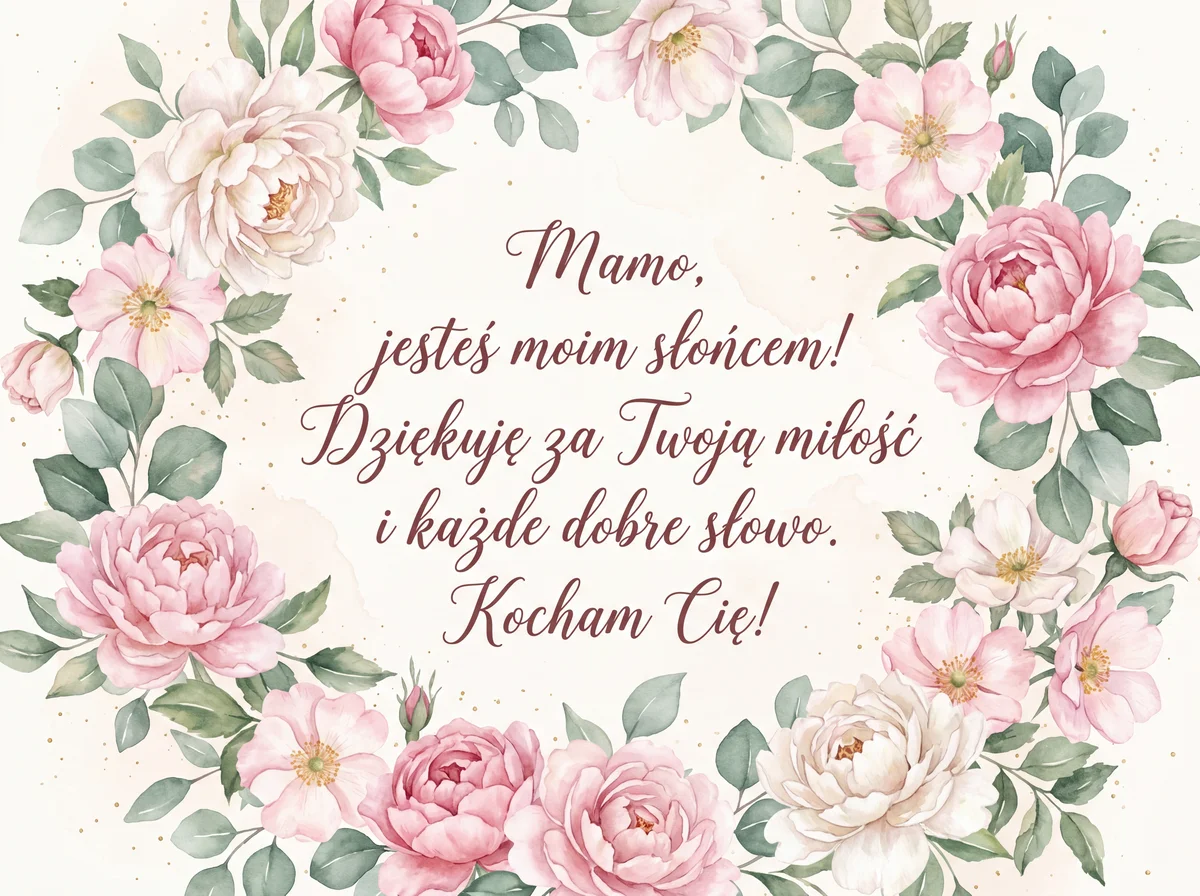Życzenia na Dzień Matki dla kochanej mamy