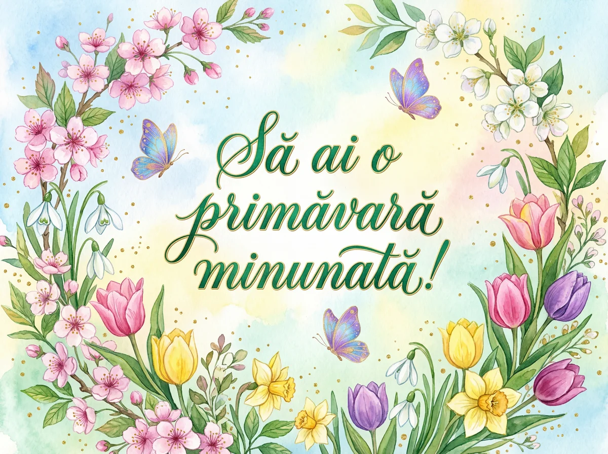 Să ai o primăvară minunată!