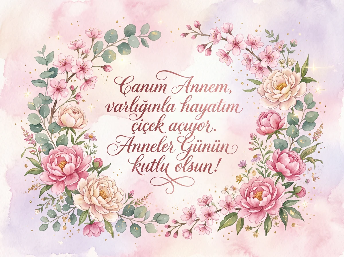 Anneler Günü için anneye özel kısa mesaj