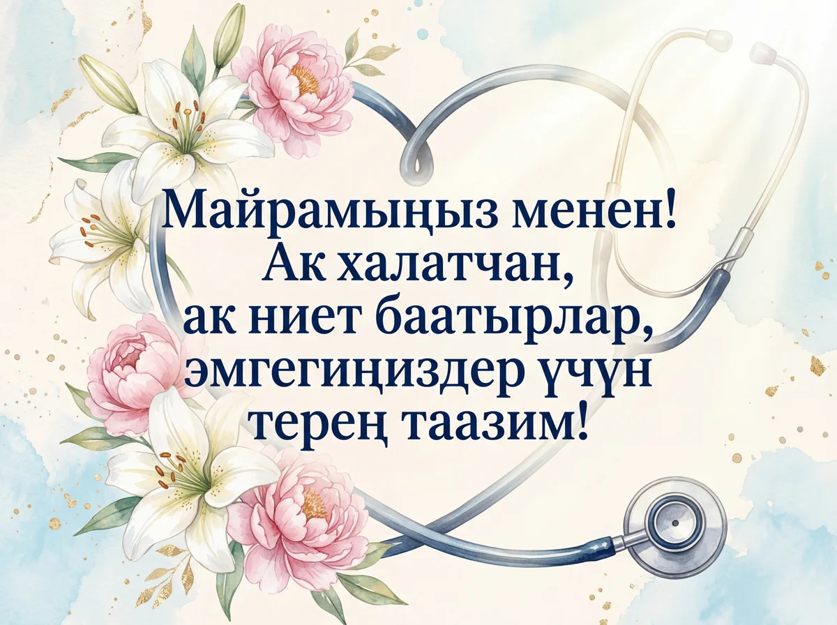 Медицина кызматкерлеринин күнү менен куттуктайм!